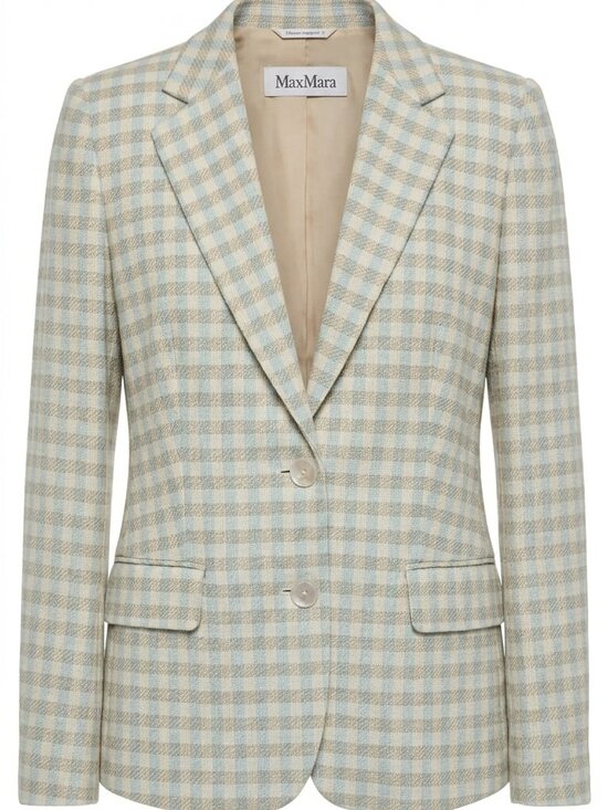 MaxMara Jackets & Blazers - Max Mara Wool Linen Blazer Authenticated Size 10
